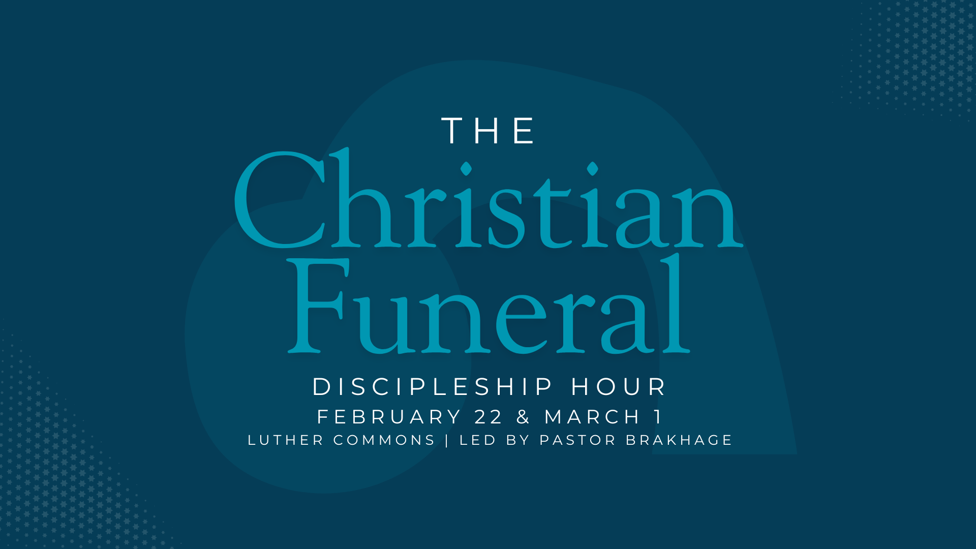 The Christian Funeral (1)